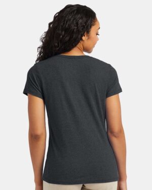 Hanes Women's Perfect-T Triblend V-Neck T-Shirt - Image 40