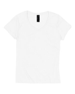 Hanes Women's Perfect-T Triblend V-Neck T-Shirt - Image 7