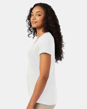 Hanes Women's Perfect-T Triblend V-Neck T-Shirt - Image 9