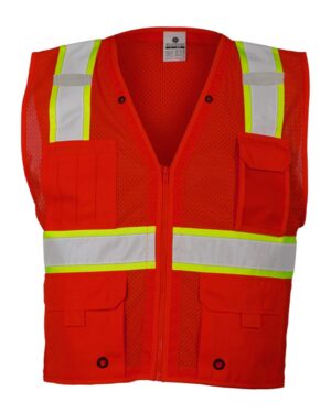 Kishigo Unisex EV Series® Enhanced Visibility Multi-Pocket Mesh Vest - Image 17