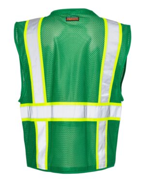 Kishigo Unisex EV Series® Enhanced Visibility Multi-Pocket Mesh Vest - Image 8