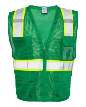 Kishigo Unisex EV Series® Enhanced Visibility Multi-Pocket Mesh Vest - Image 7