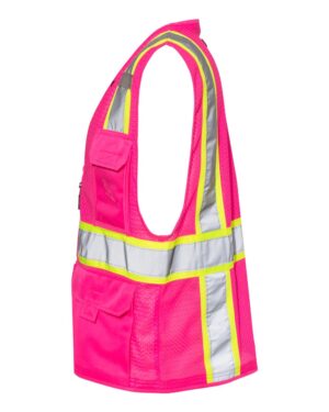 Kishigo Unisex EV Series® Enhanced Visibility Multi-Pocket Mesh Vest - Image 14