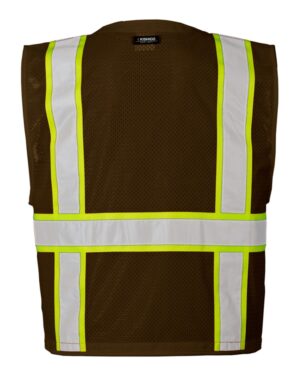 Kishigo Unisex EV Series® Enhanced Visibility Multi-Pocket Mesh Vest - Image 4