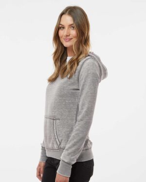 J. America Women's Zen Fleece Hooded Sweatshirt - Image 5