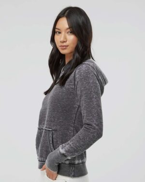 J. America Women's Zen Fleece Hooded Sweatshirt - Image 11