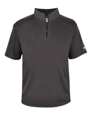 Badger Men's B-Core Short Sleeve Quarter-Zip - Image 10