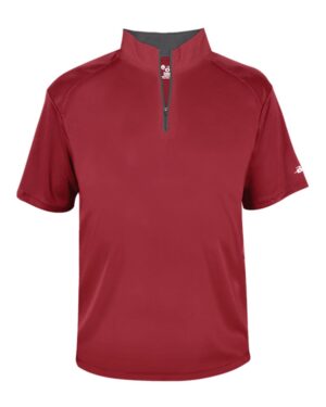 Badger Men's B-Core Short Sleeve Quarter-Zip - Image 14