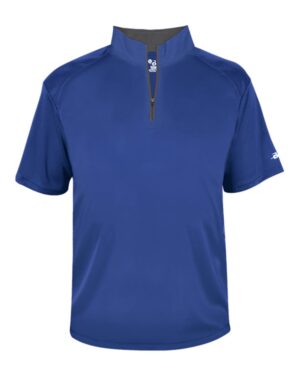 Badger Men's B-Core Short Sleeve Quarter-Zip - Image 15