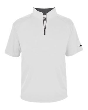 Badger Men's B-Core Short Sleeve Quarter-Zip - Image 20