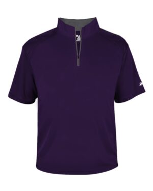 Badger Men's B-Core Short Sleeve Quarter-Zip - Image 13