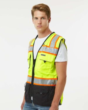 Kishigo Unisex Premium Black Series® Surveyors Vest - Image 7