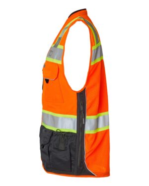 Kishigo Unisex Premium Black Series® Surveyors Vest - Image 11