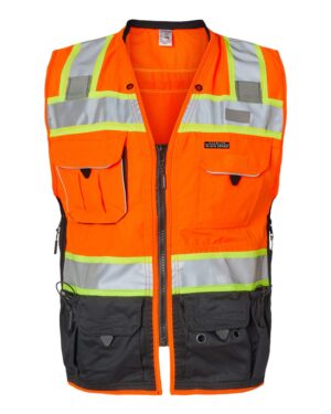 Kishigo Unisex Premium Black Series® Surveyors Vest - Image 9