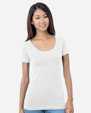 Bayside Women's USA-Made Scoop Neck T-Shirt - Image 12