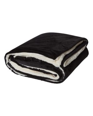 Alpine Fleece Oversized Mink Sherpa Blanket - Image 3