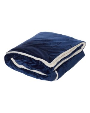 Alpine Fleece Oversized Mink Sherpa Blanket - Image 15