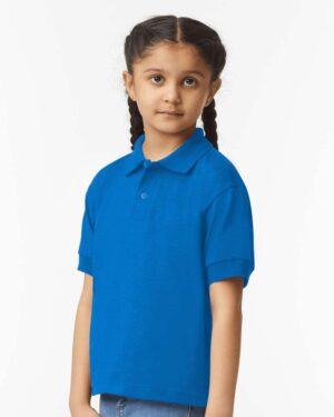 Gildan Youth DryBlend® Jersey Polo - Image 47