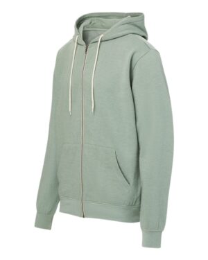 MV Sport Unisex Retro Heather Full-Zip Hooded Sweatshirt - Image 12