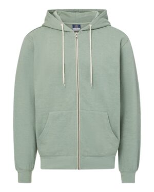 MV Sport Unisex Retro Heather Full-Zip Hooded Sweatshirt - Image 10