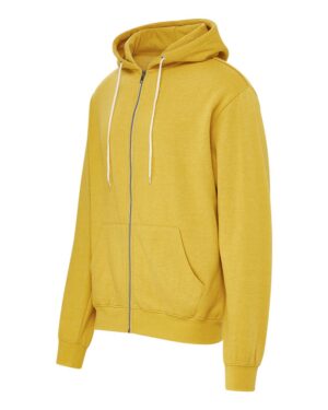 MV Sport Unisex Retro Heather Full-Zip Hooded Sweatshirt - Image 9