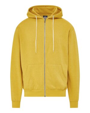 MV Sport Unisex Retro Heather Full-Zip Hooded Sweatshirt - Image 7