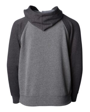 Independent Trading Co. Toddler Lightweight Special Blend Raglan Zip Hood - Image 15
