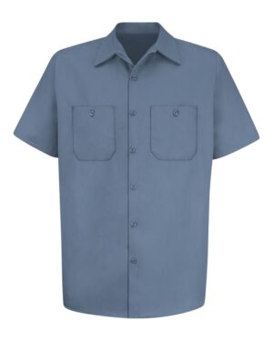 Red Kap Men's Tall Cotton Short Sleeve Uniform Shirt - Image 9