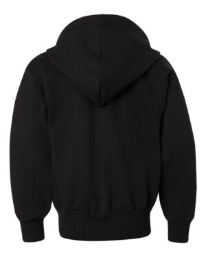 Hanes Youth EcoSmart® Full-Zip Hooded Sweatshirt - Image 3