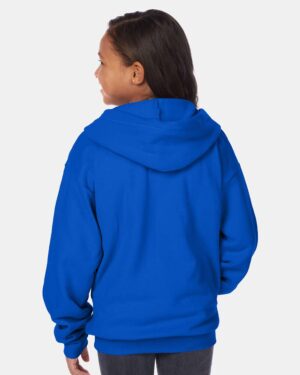 Hanes Youth EcoSmart® Full-Zip Hooded Sweatshirt - Image 14