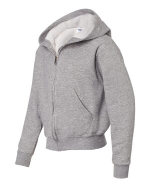 JERZEES Youth NuBlend® Full-Zip Hooded Sweatshirt - Image 11