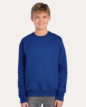 JERZEES Youth NuBlend® Crewneck Sweatshirt - Image 40