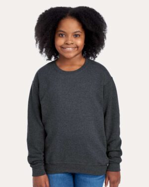 JERZEES Youth NuBlend® Crewneck Sweatshirt - Image 10