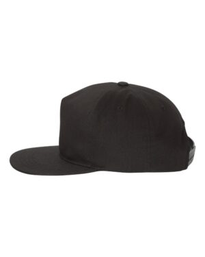 YP Classics Lightly-Structured Five-Panel Snapback Cap - Image 3