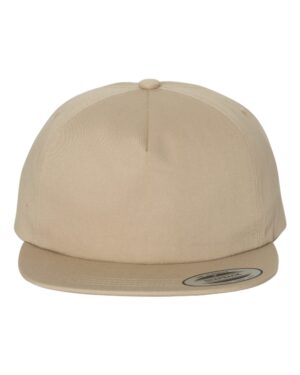 YP Classics Lightly-Structured Five-Panel Snapback Cap - Image 7