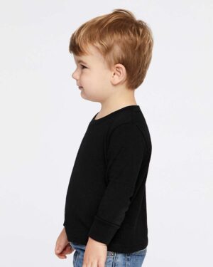 Rabbit Skins Toddler Cotton Jersey Long Sleeve Tee - Image 5