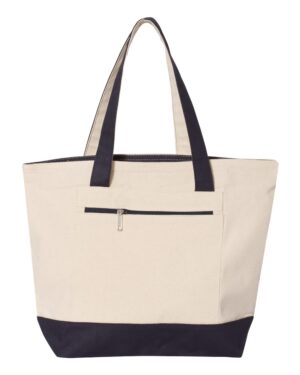 Q-Tees 19L Zippered Tote - Image 13
