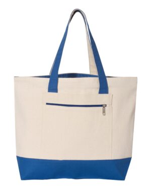 Q-Tees 19L Zippered Tote - Image 22