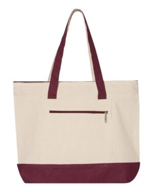 Q-Tees 19L Zippered Tote - Image 7