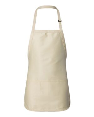 Q-Tees Full-Length Apron with Pouch Pocket - Image 7