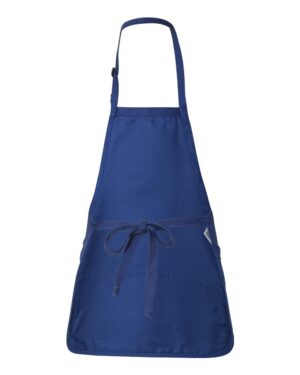 Q-Tees Full-Length Apron with Pouch Pocket - Image 17