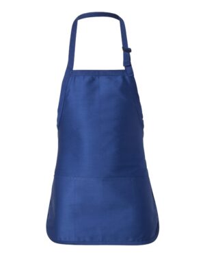 Q-Tees Full-Length Apron with Pouch Pocket - Image 16