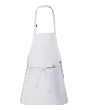 Q-Tees Full-Length Apron with Pouch Pocket - Image 20