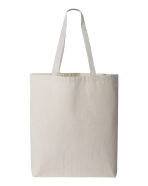 Q-Tees 11L Canvas Tote with Contrast-Color Handles - Image 13