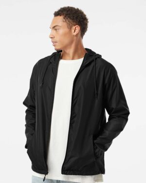 Independent Trading Co. Men's Lightweight Windbreaker Full-Zip Jacket - Image 10