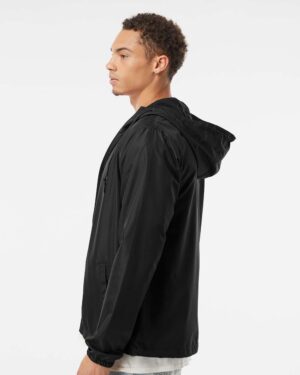 Independent Trading Co. Men's Lightweight Windbreaker Full-Zip Jacket - Image 11