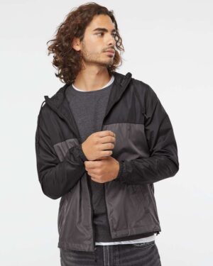 Independent Trading Co. Men's Lightweight Windbreaker Full-Zip Jacket - Image 28
