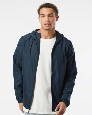 Independent Trading Co. Men's Lightweight Windbreaker Full-Zip Jacket - Image 43