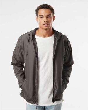 Independent Trading Co. Men's Lightweight Windbreaker Full-Zip Jacket - Image 70