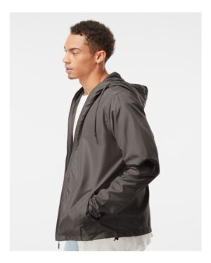 Independent Trading Co. Men's Lightweight Windbreaker Full-Zip Jacket - Image 71